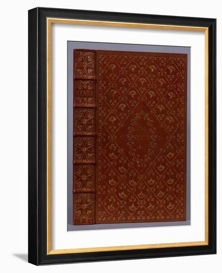 A Brown Morocco Gilt Binding by T.J. Cobden-Sanderson of 'The Poetical Works of John Keats', 1889-Henry Thomas Alken-Framed Giclee Print