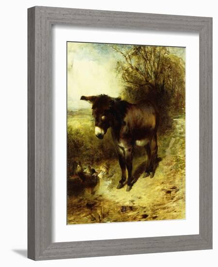 A Brown Study, 1853-William Huggins-Framed Giclee Print