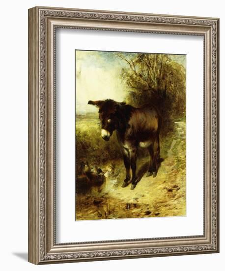 A Brown Study, 1853-William Huggins-Framed Giclee Print