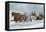 A Brush on the Snow-Currier & Ives-Framed Premier Image Canvas