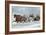 A Brush on the Snow-Currier & Ives-Framed Giclee Print