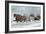 A Brush on the Snow-Currier & Ives-Framed Giclee Print