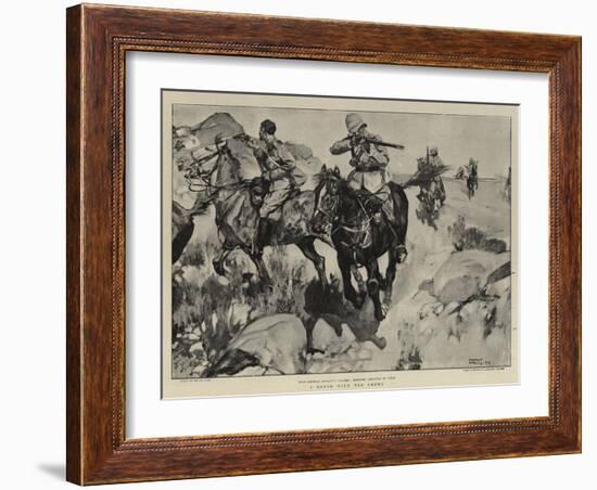 A Brush with the Enemy-Frank Craig-Framed Giclee Print