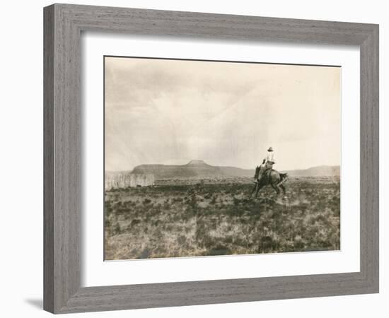 A Buck Jumper, 1906-E. B. Gibbes-Framed Photographic Print