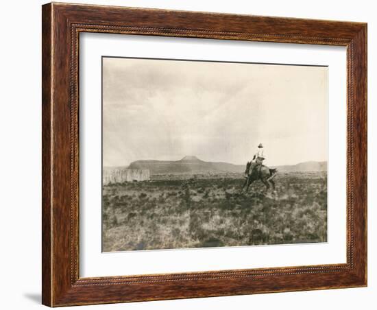 A Buck Jumper, 1906-E. B. Gibbes-Framed Photographic Print