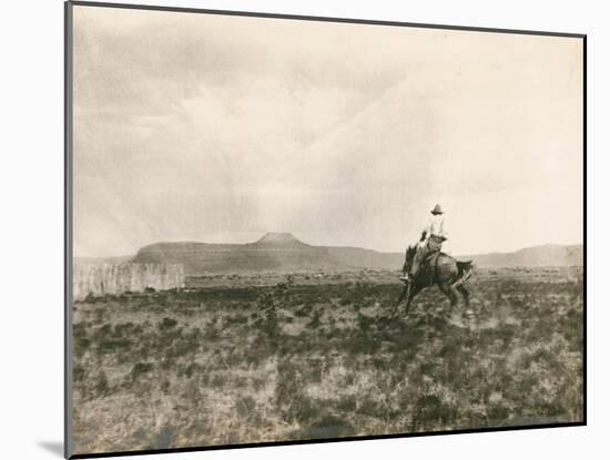 A Buck Jumper, 1906-E. B. Gibbes-Mounted Photographic Print