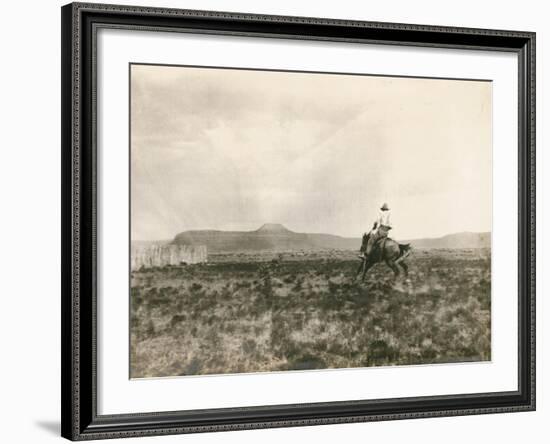 A Buck Jumper, 1906-E. B. Gibbes-Framed Photographic Print