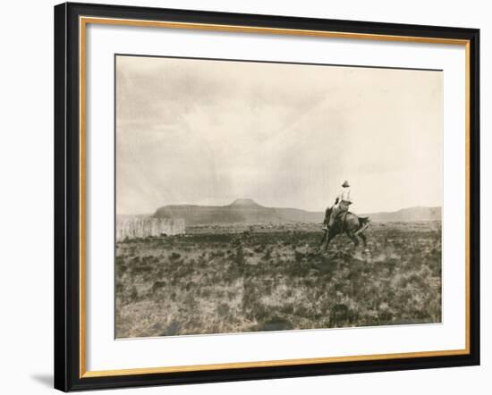 A Buck Jumper, 1906-E. B. Gibbes-Framed Photographic Print