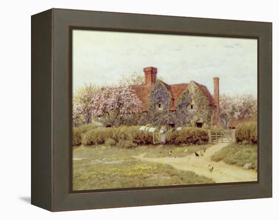 A Buckinghamshire House at Penstreet-Helen Allingham-Framed Premier Image Canvas