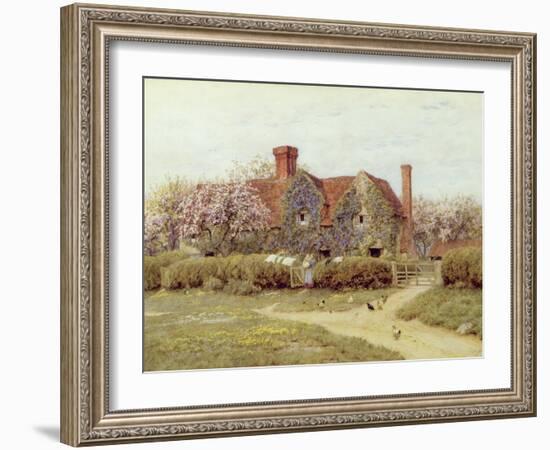 A Buckinghamshire House at Penstreet-Helen Allingham-Framed Giclee Print