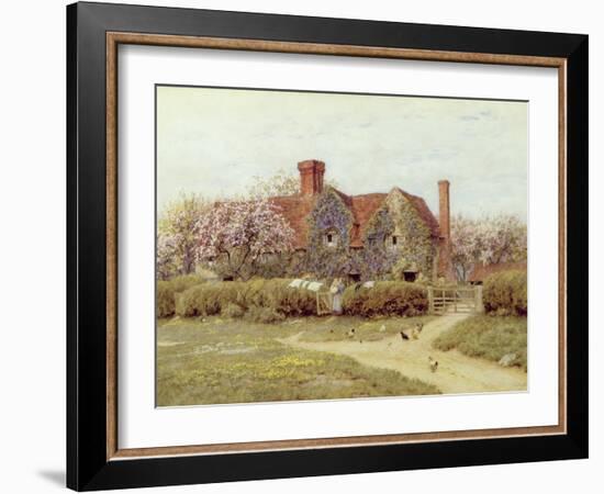 A Buckinghamshire House at Penstreet-Helen Allingham-Framed Giclee Print