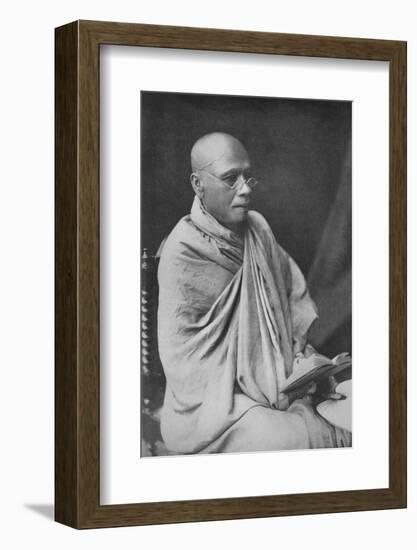 'A Buddhist Priest', c1890, (1910)-Alfred William Amandus Plate-Framed Photographic Print
