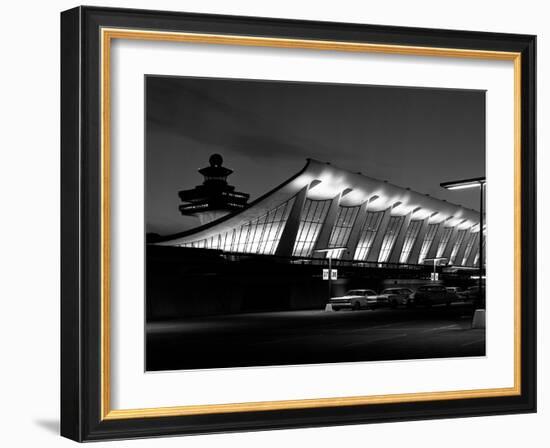 A Building at Dulles International Airport-Rip Smith-Framed Photographic Print