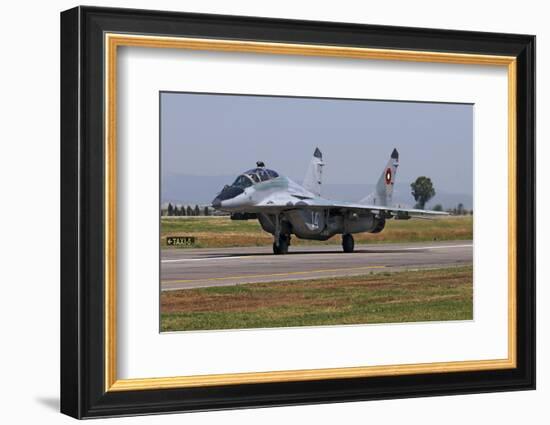 A Bulgarian Air Force Mig-29Ub Fulcrum Taxiing-Stocktrek Images-Framed Photographic Print