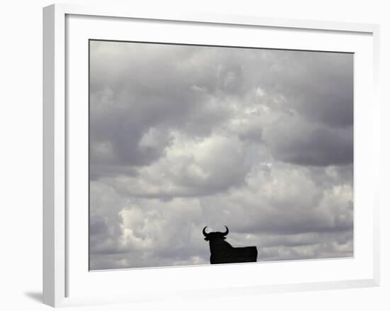 A Bull, Ciudad Real, Spain-null-Framed Photographic Print