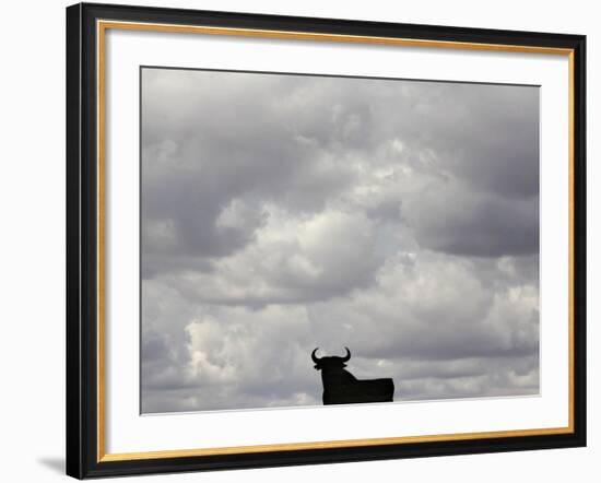 A Bull, Ciudad Real, Spain-null-Framed Photographic Print