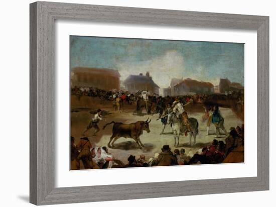 A Bullfight in a Village, 1812-1814-Suzanne Valadon-Framed Giclee Print