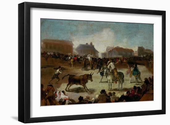 A Bullfight in a Village, 1812-1814-Suzanne Valadon-Framed Giclee Print