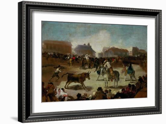 A Bullfight in a Village, 1812-1814-Suzanne Valadon-Framed Giclee Print