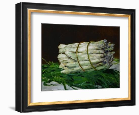 A Bunch of Asparagus, 1880, Formerly in the Collection of Painter Max Liebermann-Edouard Manet-Framed Giclee Print