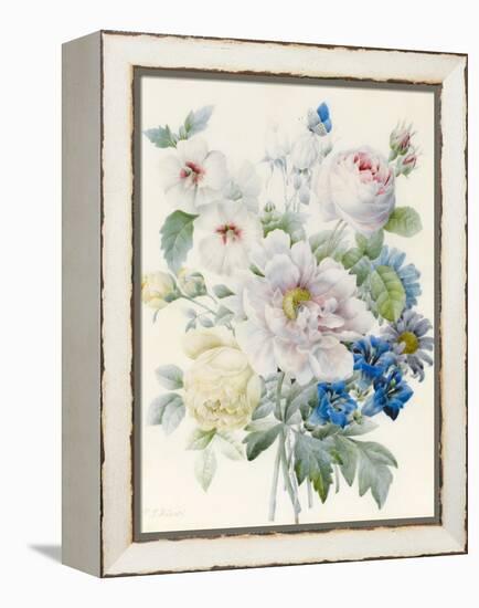 A Bunch of Flowers Including a Peony-Pierre Joseph Redoute-Framed Premier Image Canvas