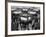 A Busy Scene at the London Stock Exchange-null-Framed Photographic Print