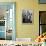 A Butcher Working in the Hungarian Meat Shop-John Phillips-Framed Premier Image Canvas displayed on a wall