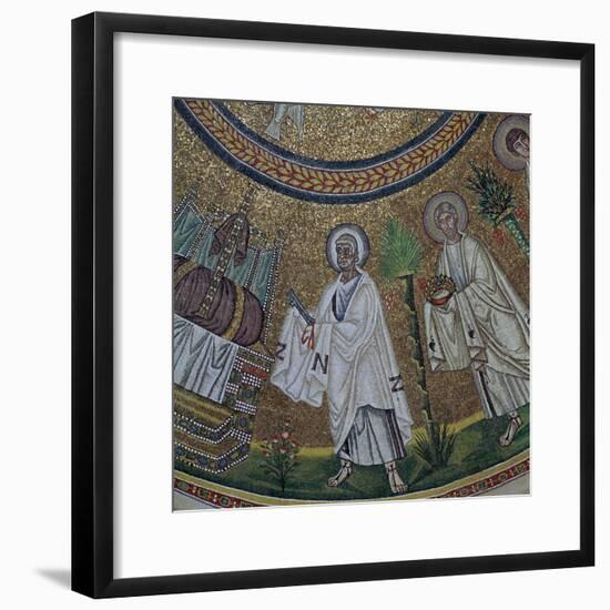 A byzantine mosaic of St Peter, 5th century-Unknown-Framed Giclee Print