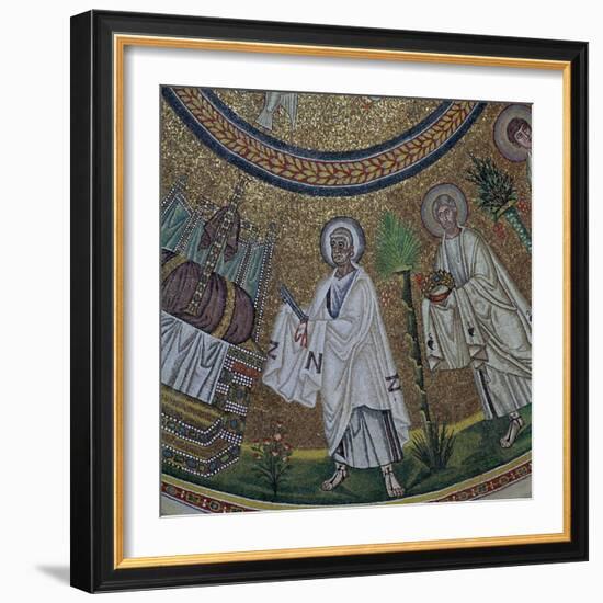 A byzantine mosaic of St Peter, 5th century-Unknown-Framed Giclee Print