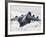 A C-17 Globemaster Flying Above the Clouds over Nellis Air Force Base, Nevada-Stocktrek Images-Framed Photographic Print