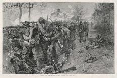 The Battle of Fredericksburg: Cobb's and Kershaw's Men Behind the Stone Wall-A.c. Redwood-Premium Giclee Print