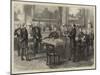 A Cabinet Council in the Imperial Palace, Berlin-Godefroy Durand-Mounted Giclee Print