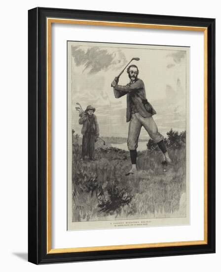 A Cabinet Minister's Holiday-Henry Marriott Paget-Framed Giclee Print