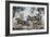 A Cabriolet (Carratella) Going to Testaccio, by Thomas, Rome, Italy, 19th Century-null-Framed Giclee Print