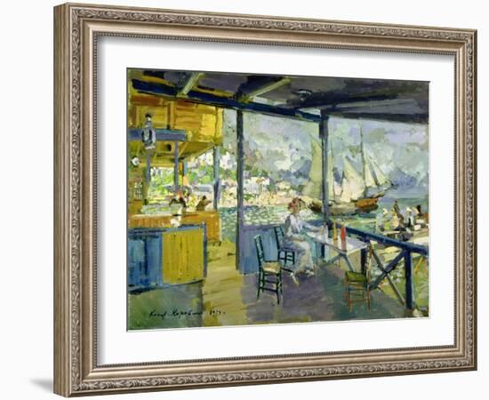 A Cafe in Gursuph, 1914-Konstantin A. Korovin-Framed Giclee Print