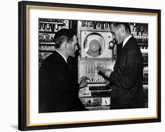 A Calculating Machine-null-Framed Photographic Print