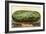 A California Watermelon, on Flatbed Train Car-null-Framed Art Print