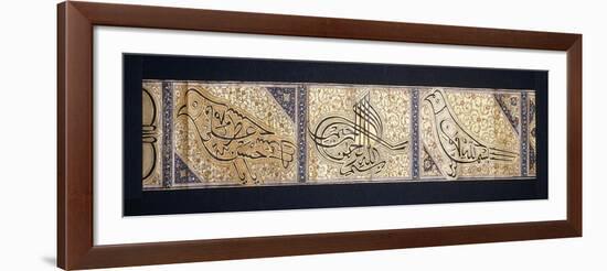 A Calligraphic Scroll, C.1878-9-null-Framed Giclee Print