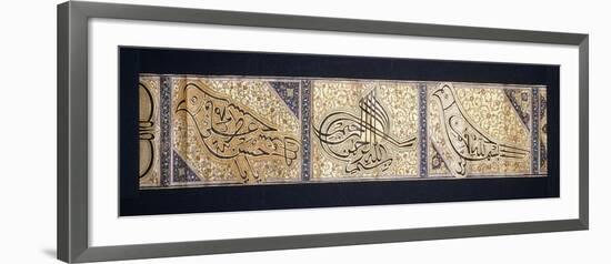 A Calligraphic Scroll, C.1878-9-null-Framed Giclee Print