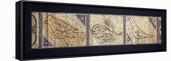 A Calligraphic Scroll, C.1878-9-null-Framed Premier Image Canvas