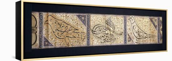 A Calligraphic Scroll, C.1878-9-null-Framed Premier Image Canvas