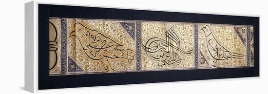 A Calligraphic Scroll, C.1878-9-null-Framed Premier Image Canvas