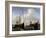 A Calm: a Dutch States Yacht Firing a Salute-Willem Van De, The Younger Velde-Framed Giclee Print