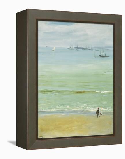 A Calm Day, Tangier Bay-Sir John Lavery-Framed Premier Image Canvas