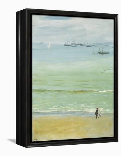 A Calm Day, Tangier Bay-Sir John Lavery-Framed Premier Image Canvas