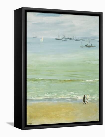 A Calm Day, Tangier Bay-Sir John Lavery-Framed Premier Image Canvas