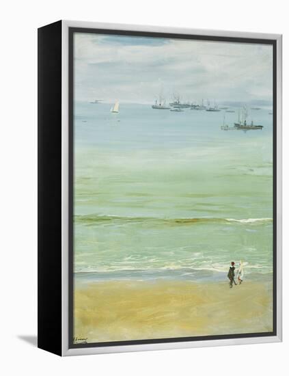 A Calm Day, Tangier Bay-Sir John Lavery-Framed Premier Image Canvas