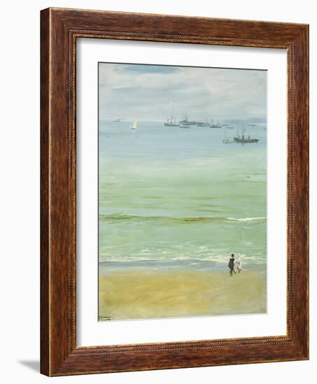 A Calm Day, Tangier Bay-Sir John Lavery-Framed Giclee Print