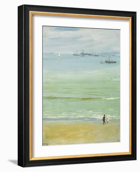 A Calm Day, Tangier Bay-Sir John Lavery-Framed Giclee Print