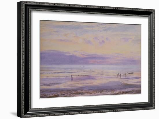 A Calm Evening - Tide Down, 1875 (W/C on Paper)-Henry Moore-Framed Giclee Print